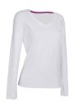 Dames T-shirt Lange Mouw Stedman Claire ST9720 White